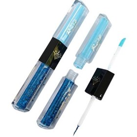 Resim Roesia Rose Cosmetics Çift Taraflı Simli Likit Far Simli Eyeliner No:4 