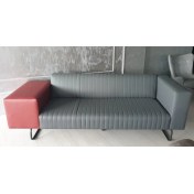 Resim Koltukstilim Crop Üç Kişilik Bekleme Koltuğu 