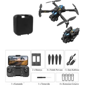 Resim Unico Fpv Kamera Motor Katlanabilir Drone Yükseltme Irtifa Sabitleme Taşıma Çantasıyla 