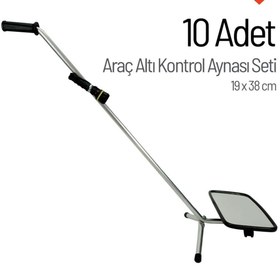 Resim İleri Trafik Araç Altı Kontrol Aynası 19 x 38 cm Onlu Set 