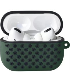 Resim Airpods Pro 2 (2.nesil) Spor Delikli Kılıf Haki Yeşilsiyah 