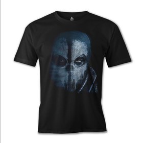 Resim Call of Duty - Ghosts Mask Siyah Erkek Tshirt 