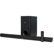 Resim BPL BWLSBL301 2 Channel 100 Watt Cinebar MX Lifestyle Soundbar with Wireless Subwoofer, Black 