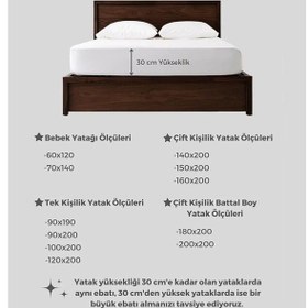 Resim Micro Fitted Full Kenar Su Sıvı Geçirmez Alez Yatak Koruyucu Beyaz 