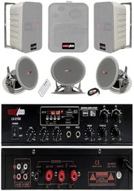 Resim Lastvoice Double Paket-2 Anfili Duvar ve Tavan Hoparlör Seti 