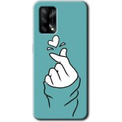 Resim Bera Aksesuar Oppo A74 Kılıf Hd Desen Baskılı Arka Kapak - Mutluluk 