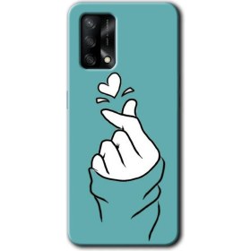 Resim Bera Aksesuar Oppo A74 Kılıf Hd Desen Baskılı Arka Kapak - Mutluluk 