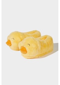 Resim Defacto Kız Çocuk Düz Taban Panduf F1508a825wnyl18 Sarı-yl18 