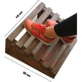 Resim Ayaklık Masa Altı Ayaklık Masa Altı Ayak Standı Ayak Yükseltici Kurulu Ahşap 