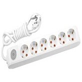 Resim Viko Multi-Let 6'li Anahtarlı Çocuk Korumalı Grup Priz 5 Metre 