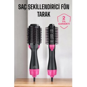 Resim Elektriklenmeyi Önleyen, Parlak Saçlar Için Çok Renkli Şekillendirme Tarağı 