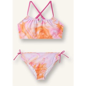 Resim DeFacto Batik Desenli 2'li Leylak Bikini Kız Çocuk G7399A826HS 