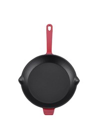 Resim Korkmaz Casta Yuvarlak Grill Döküm Tava Kırmızı 20 cm 