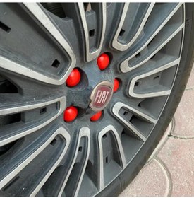 Resim Düz Bijon Kapağı Sökme Aparatlı 20 Li Set Kırmızı 17 Mm 