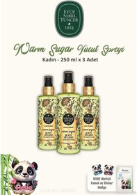 Resim Pj Body Splash Warm Sugar 250 Ml 3 Adet Ve Rosıe Pamuk 