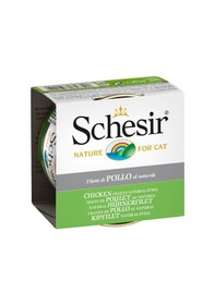 Resim Schesir Tavuk Etli Fileto Konservesi Yetişkin Kedi Maması 85 G 