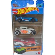 Resim Hot Wheels 3'lü Araba Seti - Set 9 Çok Renkli 