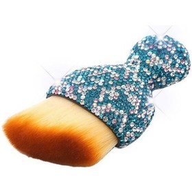 Resim Araba Temizleme Fırçası Klima Hava Çıkışı Tozu Süpürmek Için Elmas Kaplı Fırça Yumuşak Fırça Araba Toz Giderme Boşluk Fırçası Fs70vw Açık Mavi 