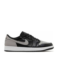 Resim Nike Air Jordan 1 Retro Low Og Leather Unisex Sneaker Hakiki Deri Unisex Günlük Spor Ayakkabı Siyah Siyah 