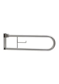 Resim Tema Engelli Mafsallı Tutunma Barı Çap:32 Mm Kağıtlıklı Paslanmaz Gümüş 