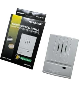 Resim Renklimestore AK-901 Kanarya Kapı Zili – Tek Sesli, Ac 12-15V, 12V Zil Trafosu ile Uyumlu, Kompakt ve Dayanıklı Tasarım, Ev ve Ofis Için 