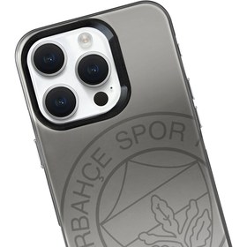 Resim Fenerbahçe Premium Monochrome Büyük Logo Telefon Kılıfı - iPhone 13 Pro 