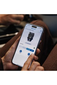 Resim MAXİ-COSİ Spinel 360 Smart Android Auto/CarPlay Destekli Dönebilen 0-36 Kg Akıllı Oto Koltuğu Black 