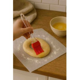 Resim 4lü Silikon Uçlu Spatula Fırça Seti Yanmaz Yapışmaz 