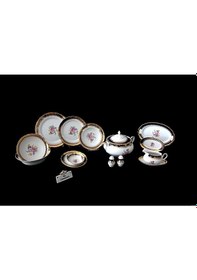 Resim Çekoslavakya'Dan 24 K Altin Thun Constance Yemek Takımı 79 Parça 