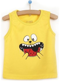 Resim HelloBaby Basic Erkek Bebek Atlet Tshirt 