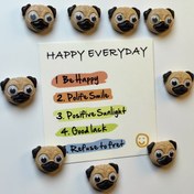 Resim 5/10adet - Pug Buzdolabı Manyetikleri, Şirin Pet Buzdolabı Dekorasyonları, Beyaz Tahta Manyetik Stickerlar, Dekoratif Buzdolabı Manyetikleri, Şirin Ofis Mutfak Manyetikleri, Mutfak Eşyaları, Ev Dekorasyonu Buzdolabı Manyetikleri 