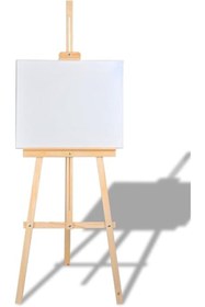 Resim Doganline Store Doğal Seramik Hamuru Şövale 172 Cm Ahşap Resim Şovalesi Ressam Sehpası Ayarlanabilir 
