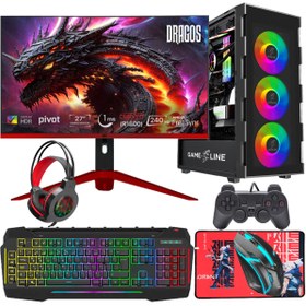 Resim GAMELİNE FR77 i5-10400F 32GB DDR4 1TB SSD RTX4060 8GB 27" 240 HZ PİVOT OYUNCU MASAÜSTÜ BİLGİSAYAR 