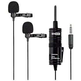 Resim Hepa Merz Hm-156 Pro Çiftli Yaka Mikrofonu Kamera Pc Telefon 