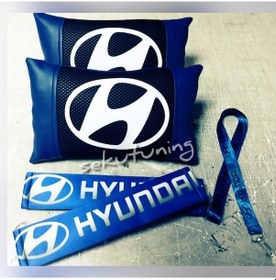Resim Hyundai Mavi Derıoto Boyun Yastık,Kemer Konforu,Ayna Ipi Set 