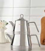 Resim STOREMAX modaflux orlando çaydanlık takımı - paslanmaz çelik çaydanlık polynova 395519 