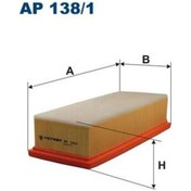 Resim Fıltron Ap138 Hava Filtresi Rover Rover 400 (Mk. I) 414 1.4 Gsı.Sı 103Hp 01/93-03/00 