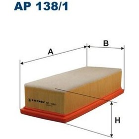Resim Fıltron Ap138 Hava Filtresi Rover Rover 400 (Mk. I) 414 1.4 Gsı.Sı 103Hp 01/93-03/00 