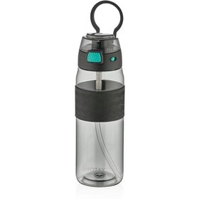 Resim Shotay ST-7202 600ml Siyah Pipetli Tritan Matara 