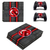 Resim Kt Grup Modern Türk Bayrağı Playstation 4 Pro Full Sticker Kaplama 