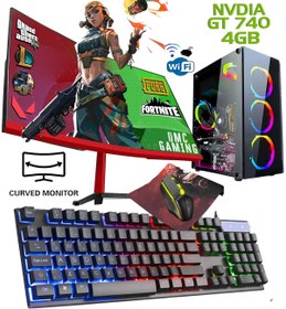 Resim DMC N78 I7 860,8gb Ram,256gb Ssd,4gb Gt740 128bit Ekran Kartı,24''monitör Oyuncu Masaüstü Bilgisayar 