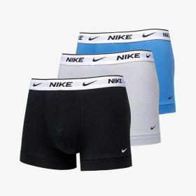 Resim Nike Dri Fit Ultra Stretch 3 Pack Micro 3 Lü Paket Kısa Boxer Siyah Gri Mavi Mavi - Gri - Siyah 