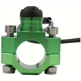 Resim Tongdashop Siyah Plastik Yeşil Gövdeli Motorcycle Motor Start Stop Düğmesi - Dayanıklı Alüminyum Alaşım, Atv Ve Off-road Motosikletler İçin Kolay Montaj 
