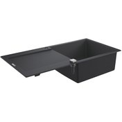 Resim Grohe K500 Kuvars Kompozit Eviye 60 -C 100 / 50. Granit Siyah 