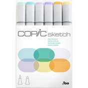 Resim Sketch 6lı Marker Kalem Set Pale Pastels 