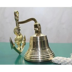 Resim Pirinç Duvara Asmalı Çapalı Çan 