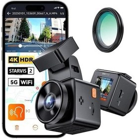 Resim E1 Pro 4k Hdr Starvıs 2 Araç Kamerası Gps, Wlan, Sesli Komut, Gece Görüşü 
