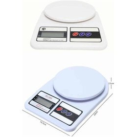 Resim Techmrt Dijital Hassas 10 Kg Mutfak Terazisi Tartısı Lcd Ekran Mutfak Tartısı Çok Renkli 