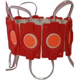 Resim 12 Volt 2.4 Watt Tekli Su Geçirmez Modül Led Kırmızı (10 Adet) 