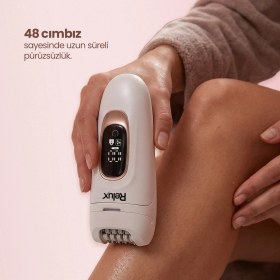 Resim Relux Purecare 5’i 1 Arada Islak Kuru Epilatör - 48 Cımbız, Masaj ve Yüz Temizleme Başlıklı, REP9548 